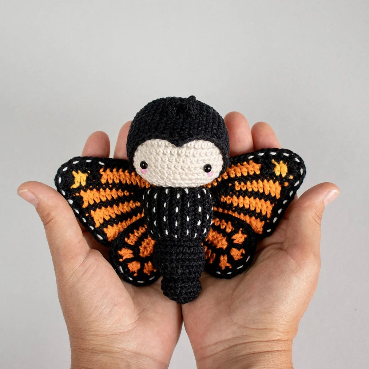 Crochet Cute British Copper Butterfly Toy