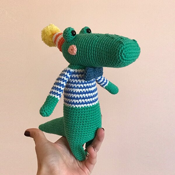Crochet Cute Crocodile Toy