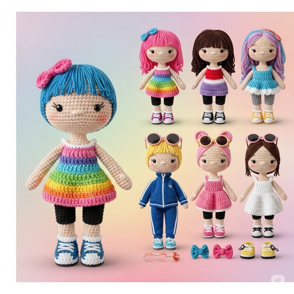 Custom Crochet Dolls – One-of-a-Kind Personalized Dolls